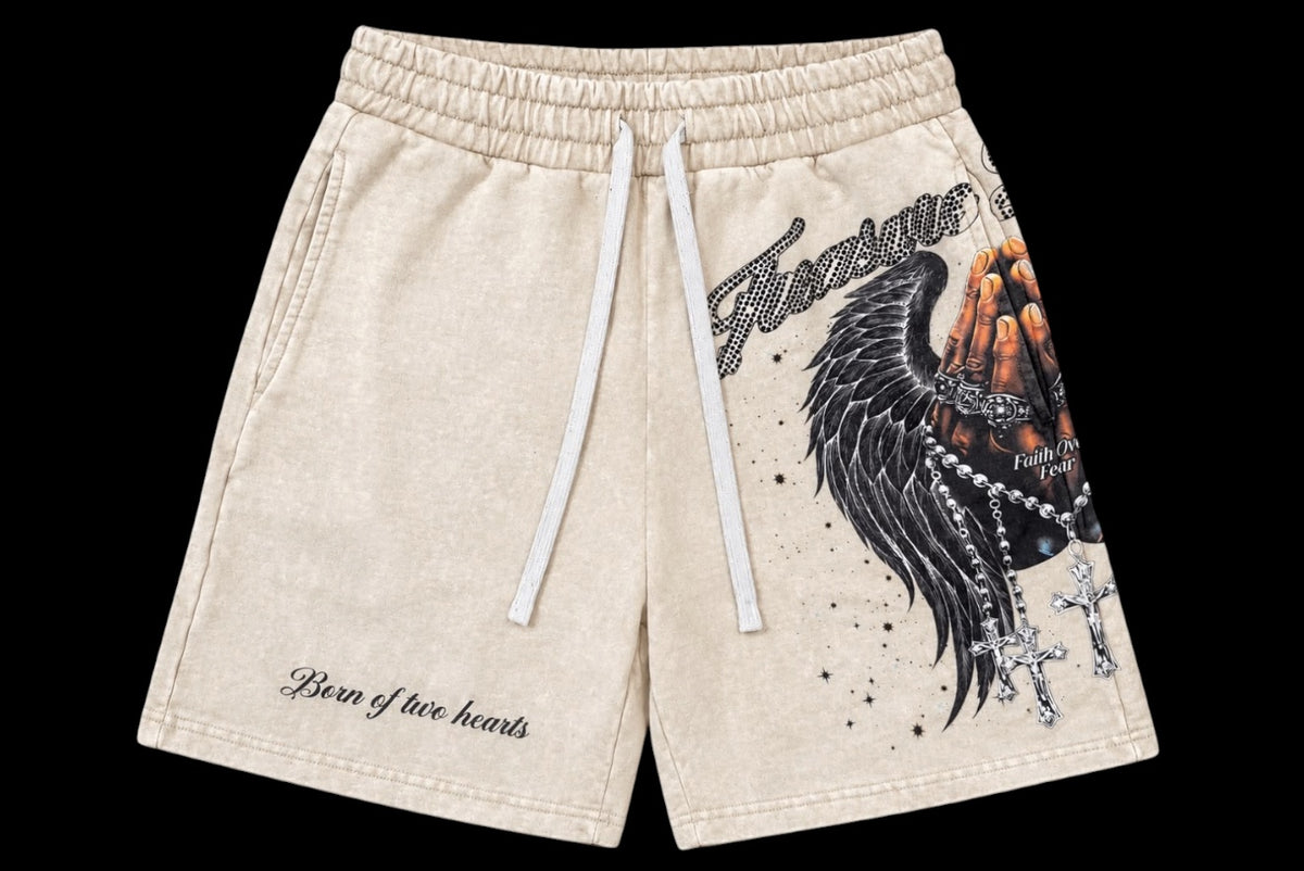 Cream Faith Over Fear Set (Mens)