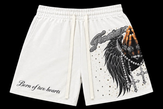 Mens White Shorts